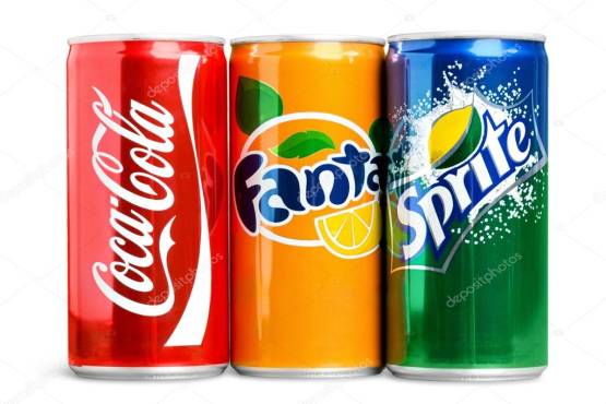 Can Coca-Cola, Fanta, Sprite 